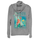 Junior's The Little Mermaid Ariel and Friends Cowl Neck Sweatshirt