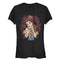 Junior's Beauty and the Beast Belle Rose Wreath T-Shirt