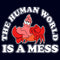 Men's The Little Mermaid Sebastian Mess T-Shirt