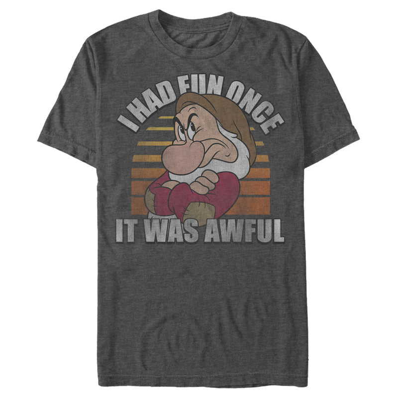 Men's Snow White and the Seven Dwarfs Grumpy Fun Once T-Shirt