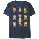 Men's Snow White and the Seven Dwarfs Pixels T-Shirt