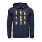 Men's Snow White and the Seven Dwarfs Pixels Pull Over Hoodie