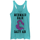 Women's The Little Mermaid Ariel Mermaid Hair Racerback Tank Top