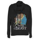 Junior's Beauty and the Beast Classic Cowl Neck Sweatshirt