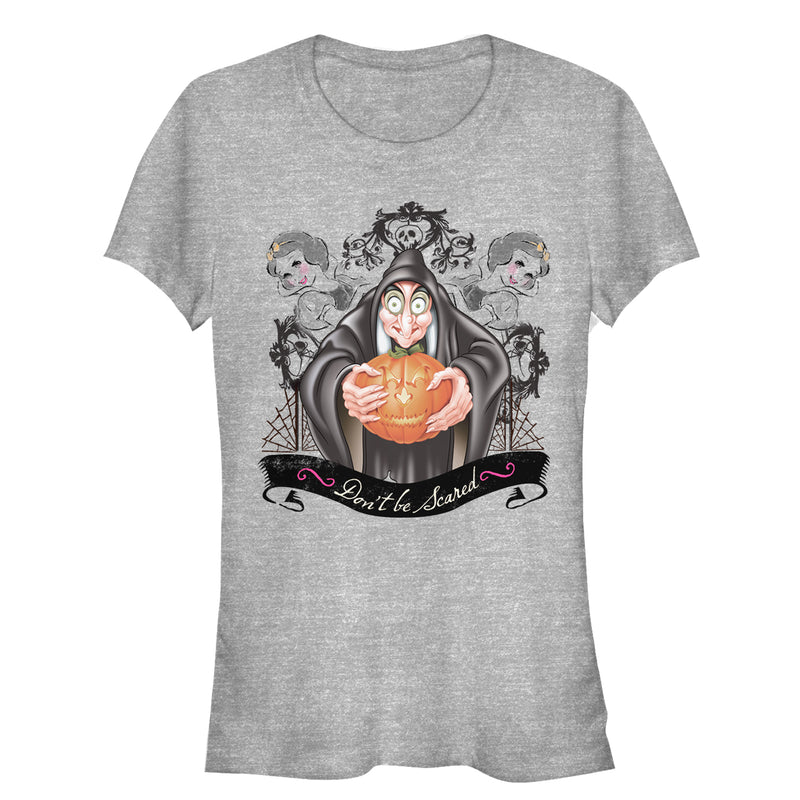 Junior's Snow White and the Seven Dwarfs Evil Queen Pumpkin T-Shirt