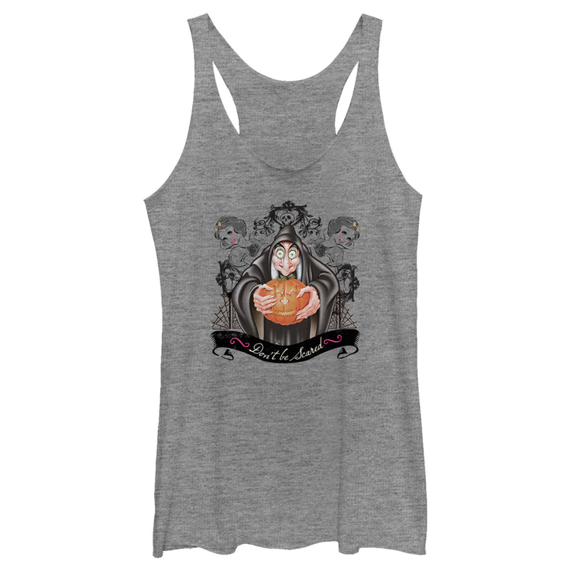 Women's Snow White and the Seven Dwarfs Evil Queen Pumpkin Racerback Tank Top