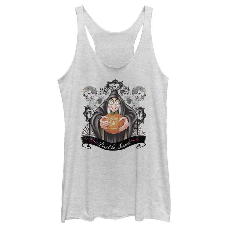 Women's Snow White and the Seven Dwarfs Evil Queen Pumpkin Racerback Tank Top