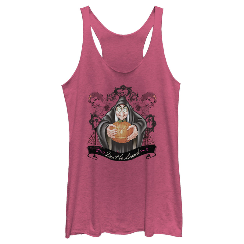 Women's Snow White and the Seven Dwarfs Evil Queen Pumpkin Racerback Tank Top