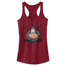 Junior's Snow White and the Seven Dwarfs Evil Queen Pumpkin Racerback Tank Top