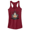 Junior's Snow White and the Seven Dwarfs Evil Queen Pumpkin Racerback Tank Top