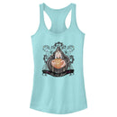 Junior's Snow White and the Seven Dwarfs Evil Queen Pumpkin Racerback Tank Top