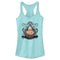 Junior's Snow White and the Seven Dwarfs Evil Queen Pumpkin Racerback Tank Top