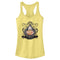 Junior's Snow White and the Seven Dwarfs Evil Queen Pumpkin Racerback Tank Top