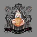 Junior's Snow White and the Seven Dwarfs Evil Queen Pumpkin Cowl Neck Sweatshirt