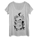 Women's Aladdin Genie Grin Scoop Neck