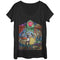 Women's Beauty and the Beast Stained Glass Scoop Neck