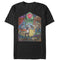 Men's Beauty and the Beast Stained Glass T-Shirt