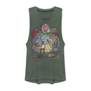 Junior's Beauty and the Beast Stained Glass Festival Muscle Tee
