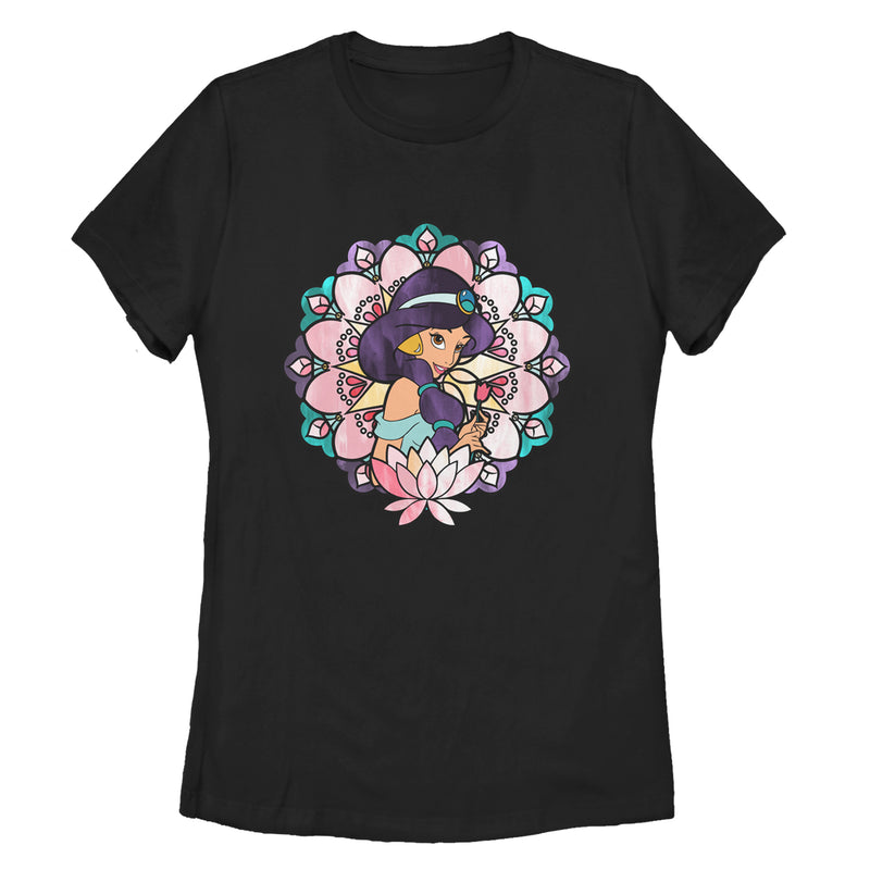 Women's Aladdin Jasmine Lotus Flower T-Shirt