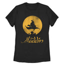 Women's Aladdin Magic Carpet Ride Silhouette T-Shirt