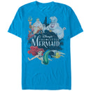 Men's The Little Mermaid Vintage Characters T-Shirt