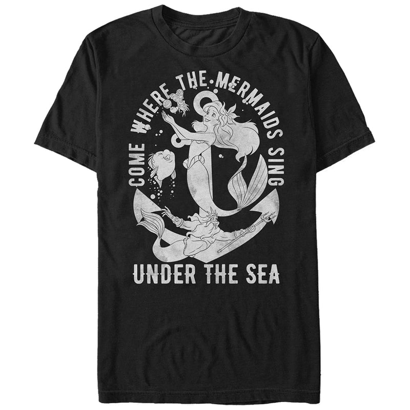 Men's The Little Mermaid Ariel Under the Sea T-Shirt