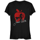 Junior's Snow White and the Seven Dwarfs Silhouette T-Shirt