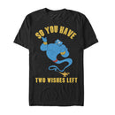 Men's Aladdin Genie Two Wishes Left T-Shirt