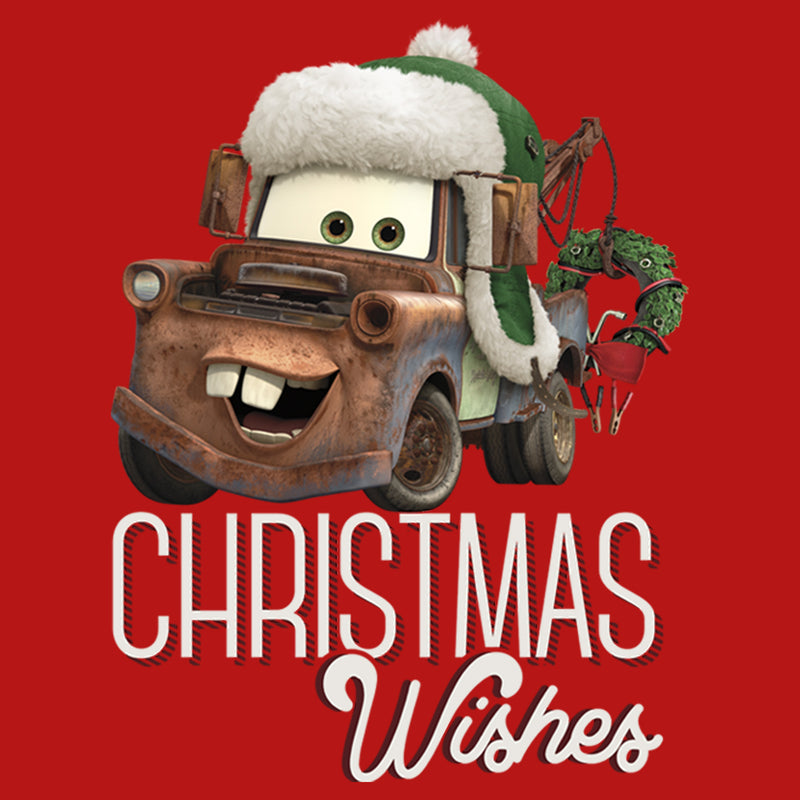 Girl's Cars Merry Christmas Mater T-Shirt