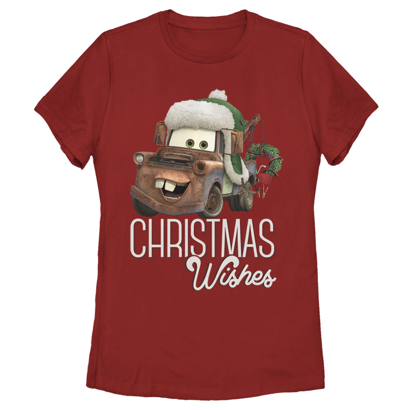 Women's Cars Merry Christmas Mater T-Shirt