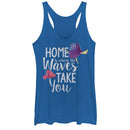 Women's Finding Dory Home is Where the Waves Take You Racerback Tank Top
