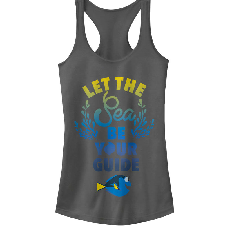 Junior's Finding Dory Let the Sea be Your Guide Racerback Tank Top
