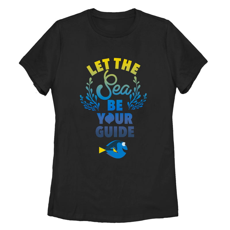 Women's Finding Dory Let the Sea be Your Guide T-Shirt