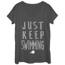 Women's Finding Dory Keep Swimming Scoop Neck