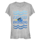 Junior's Finding Dory Keep Swimming Waves T-Shirt