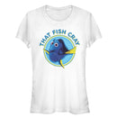 Junior's Finding Dory Cray Fish Circle T-Shirt