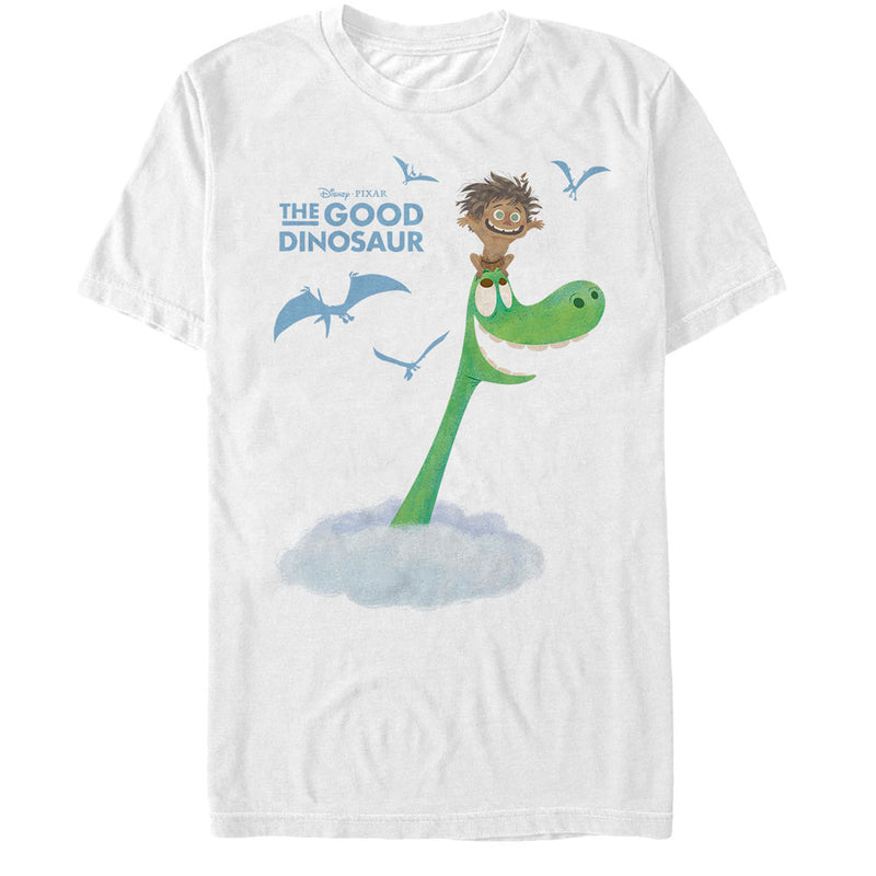 Men's The Good Dinosaur Arlo and Spot Clouds T-Shirt
