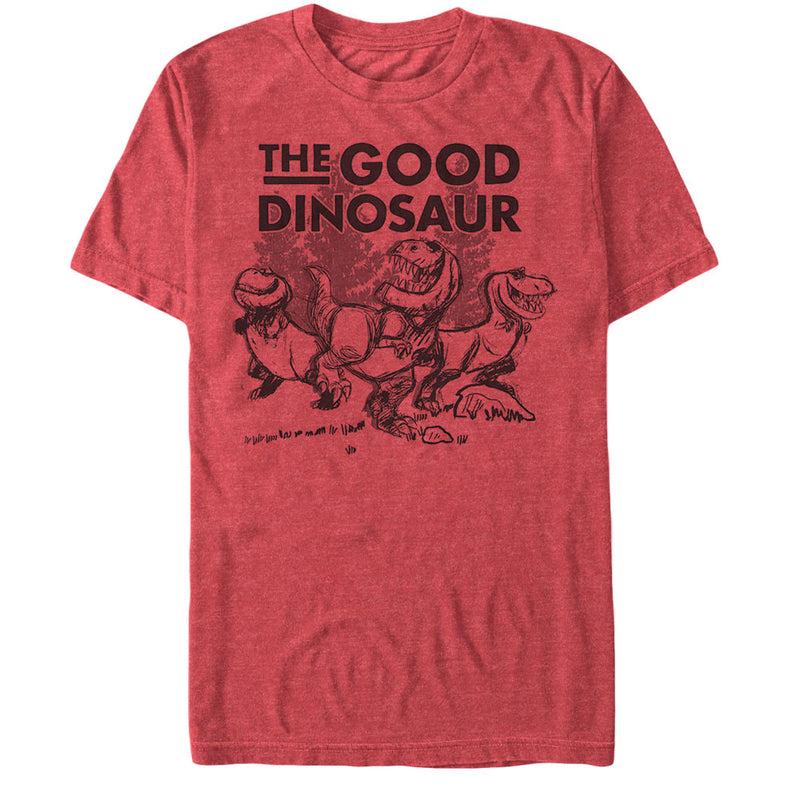 Men's The Good Dinosaur Tyrannosaurus Rex Family T-Shirt