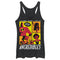 Women's The Incredibles Starring Explosive Family Action Racerback Tank Top