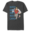 Men's The Incredibles Super Dads Don't Need Capes T-Shirt