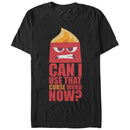 Men's Inside Out Anger Can I Use That Curse Word Now T-Shirt
