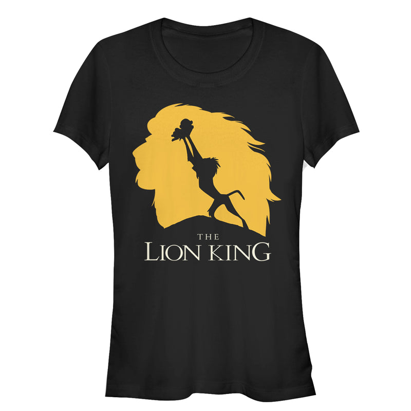 Junior's Lion King Pride Rock Silhouette T-Shirt