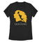 Women's Lion King Pride Rock Silhouette T-Shirt