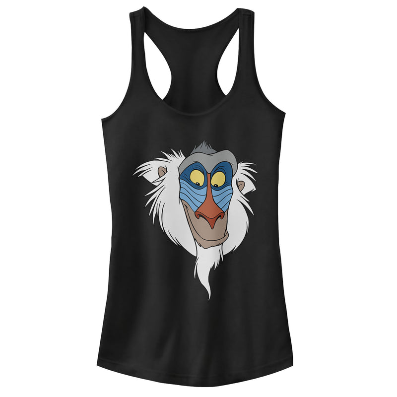 Junior's Lion King Rafiki Face Racerback Tank Top