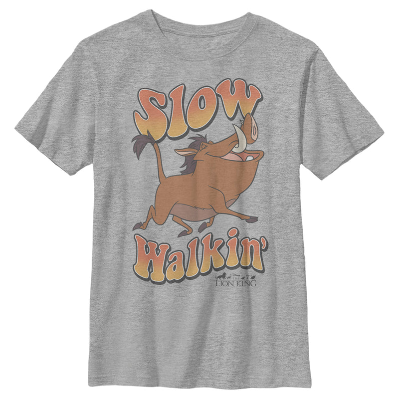 Boy's Lion King Pumbaa Slow Walkin' T-Shirt