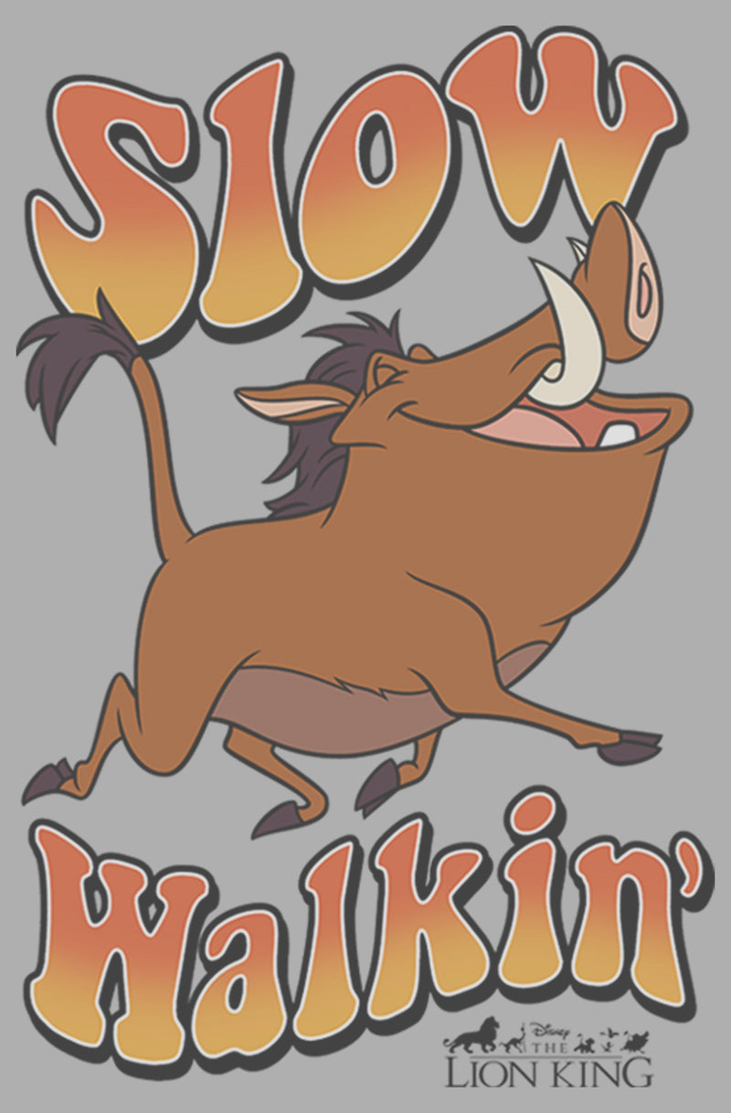 Boy's Lion King Pumbaa Slow Walkin' T-Shirt