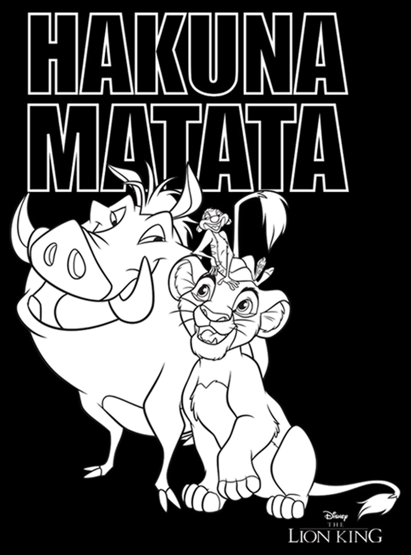 Boy's Lion King Hakuna Matata Friends T-Shirt