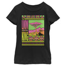 Girl's Lion King Retro Neon Savannah T-Shirt