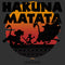 Men's Lion King Hakuna Matata Sunset Circle T-Shirt