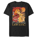 Men's Lion King Retro Distressed Friends T-Shirt
